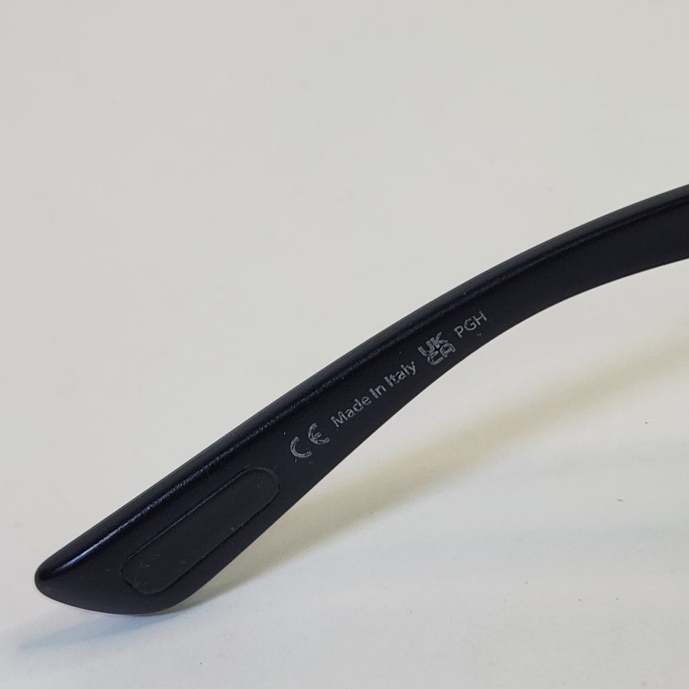 Serengeti Polarized Sunglasses. Pando Black Frame with Blue Mirrored Lenses - Picture 8 of 14